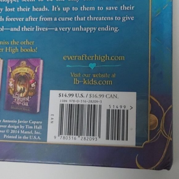 3/$13 Ever After High:  Wonderlandiful World book by Shannon Hale - Picture 6 of 8